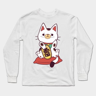 Fortune Cat Long Sleeve T-Shirt